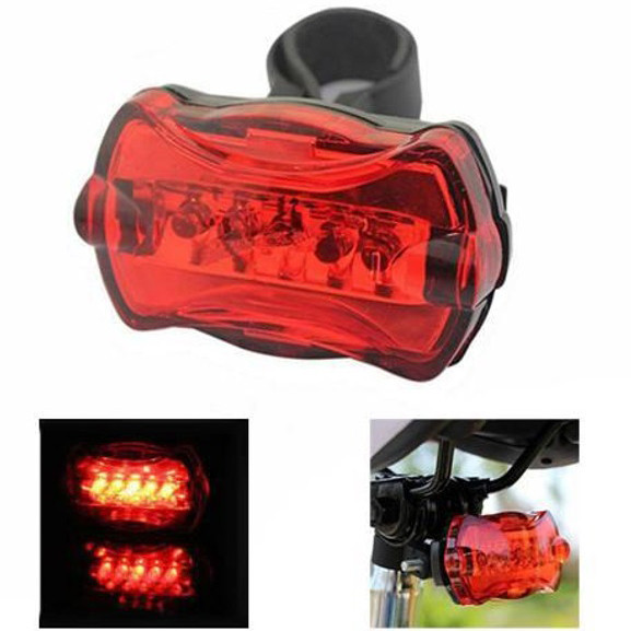 Велофонарь STOP 198-5LED на батарейках 2xAAA PZ-31 Киев - изображение 1