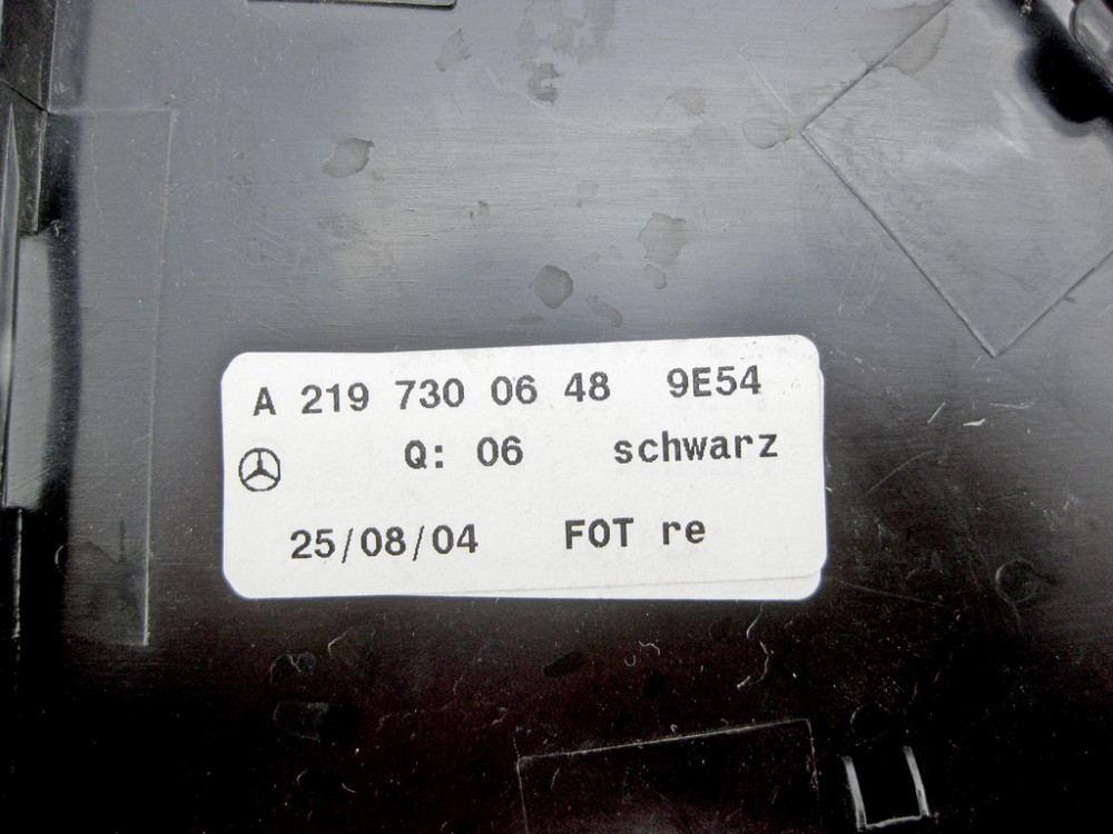 Mercedes-Benz  A2197300648 9E54 Кришка чорна під підлокітником карти задніх правих дверей CLS C219 Одеса - фото 9