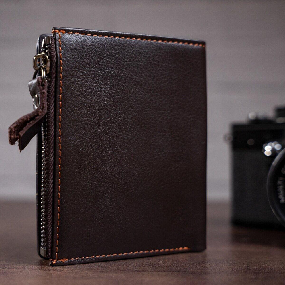 Гаманець чоловічий Vintage 14687 Коричневий Київ - фото 7