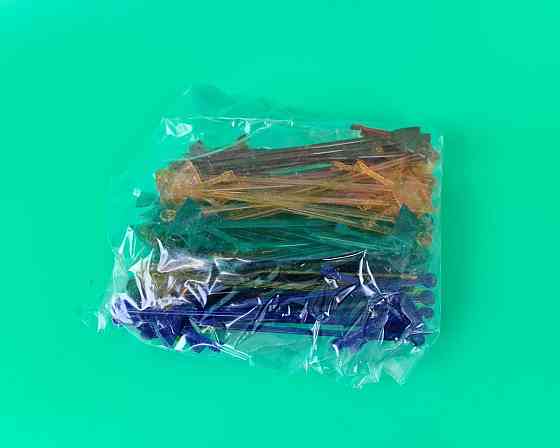 Мішалка пластикова для коктейлю "Балалайка" 19см (100шт) Юніта Харків