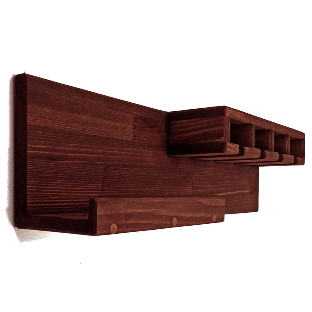 Настенная винная полка 