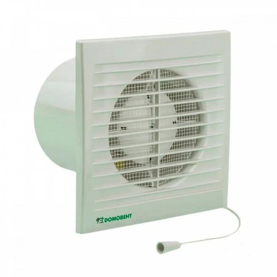 Вентилятор Домовент 100 с выключателем Харьков