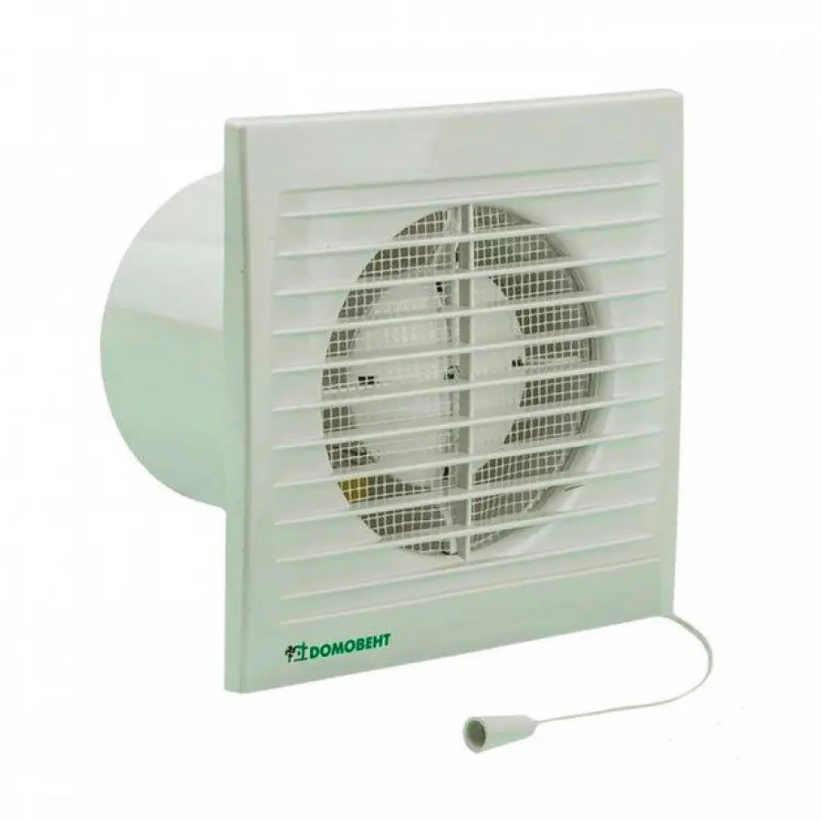 Вентилятор Домовент 100 с выключателем Харьков - изображение 1