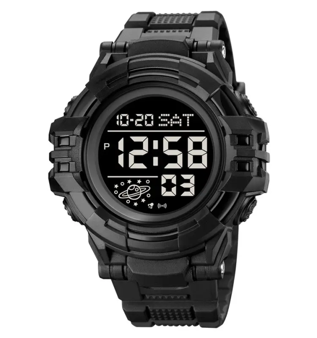 Чоловічий спортивний годинник Skmei 2003 (Чорний з чорним) Вінниця - фото 2