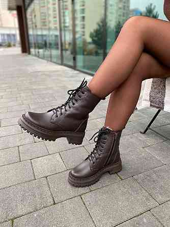 Черевики жіночі EDAN 78/1 шоколадні (зима, шкіра натуральна) (6150) Коломия