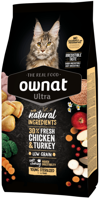 Сухий корм Овнат Ownat Ultra для стерелізовних котів, 400 г Вінниця - фото 1