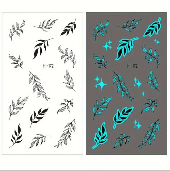 Флуоресцентные татуировки 