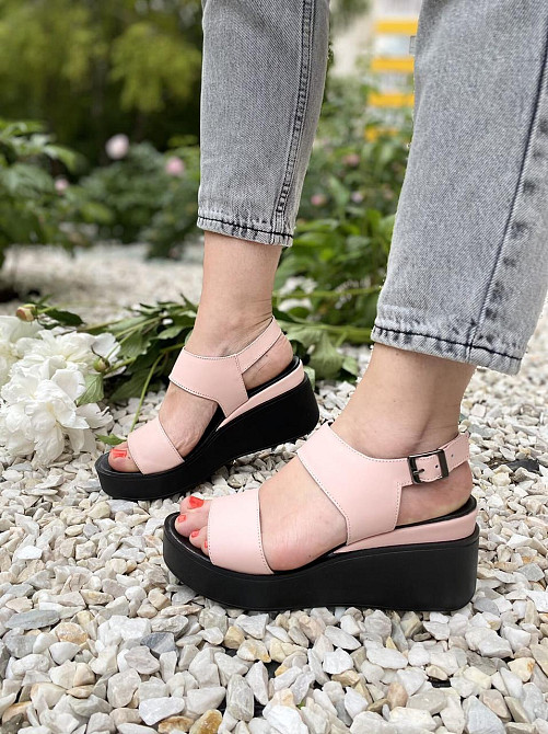 ARLEN Босоніжки жіночі ARLEN Бос-01 пудра (літо, шкіра натуральна) (3791) Коломия - фото 10