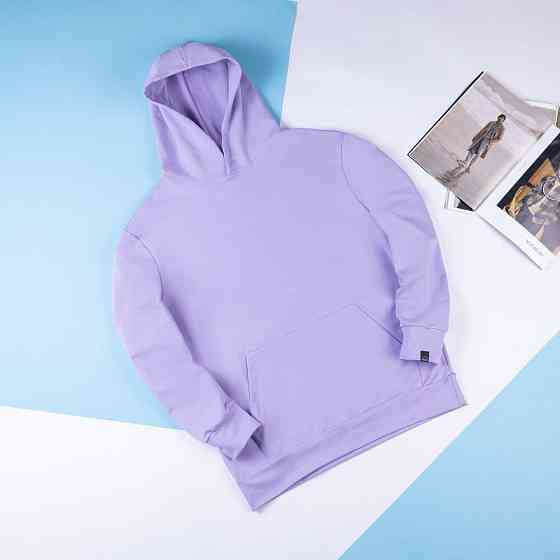 Чоловіче демісезонне худі з капюшоном лілове Pobedov 001 Київ