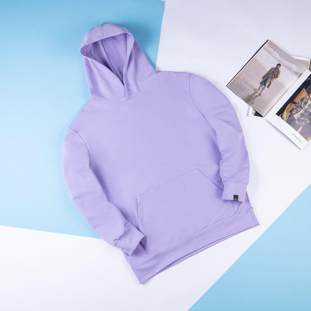 Чоловіче демісезонне худі з капюшоном лілове Pobedov 001 Київ - фото 1