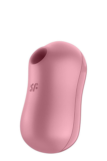 Вакуумний стимулятор із вібрацією Satisfyer Cotton Candy Light Red Sex Aura Київ - фото 1