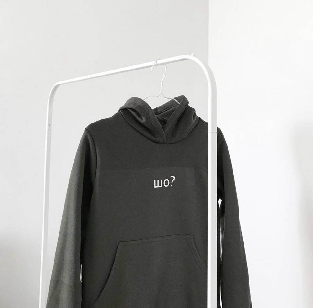 Темно зеленый мужской\женский Худи с  надписью ШО?  . кофта . свитшот. реглан XXL Черновцы - изображение 1