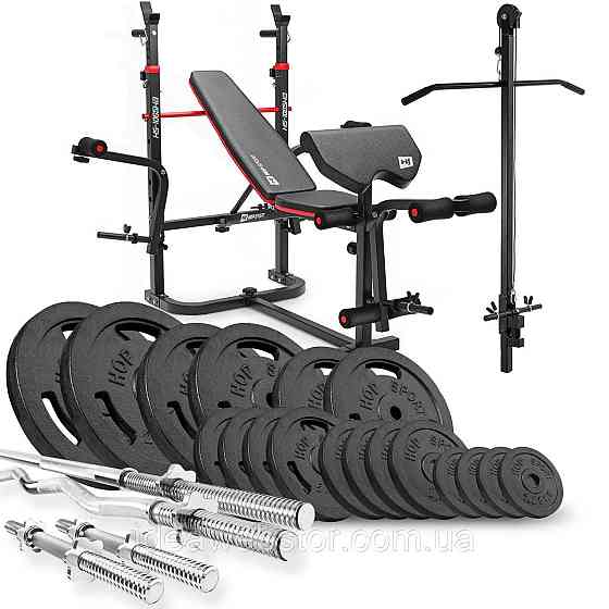 Набор STRONG 146кг с скамейкой HS-1065 Киев