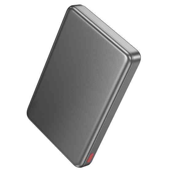 Зовнішній акумулятор HOCO Q26A Joy PD20W magnetic fast charging power bank(10000mAh) metal gray Київ