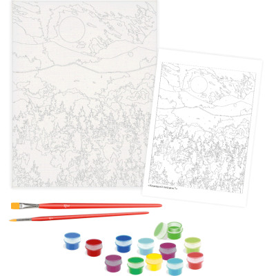 Картина по номерам Rosa Казковий пейзаж 1 35 х 45 см (4823098529798) Вінниця - фото 3