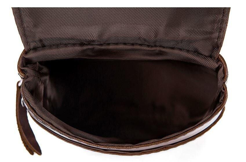 Сумка-клатч на ремень мужская Vintage 14690 Коричневая Киев - изображение 8