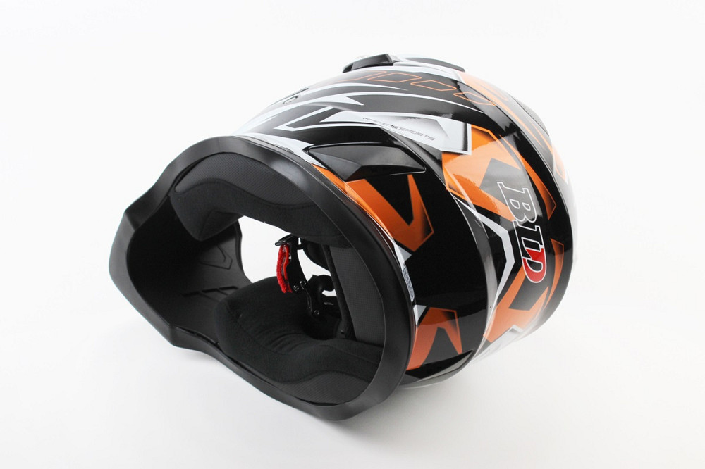 Шолом кросовий/ендуро/АТV BLD-819-7 S (55-56см), ЧОРНО-ПОМАРАНЧЕВИЙ Киев - изображение 2