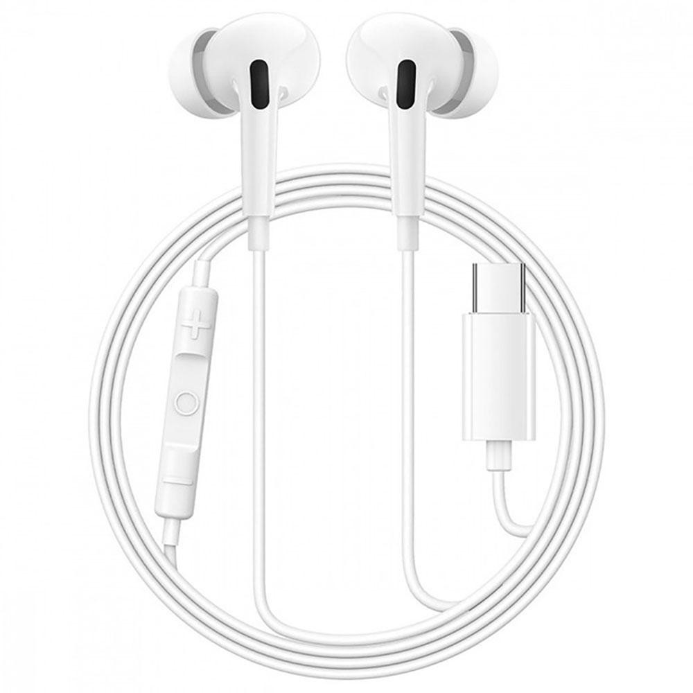 Навушники Baseus Encok CZ18 Wired Earphones Moon White Одеса - фото 1