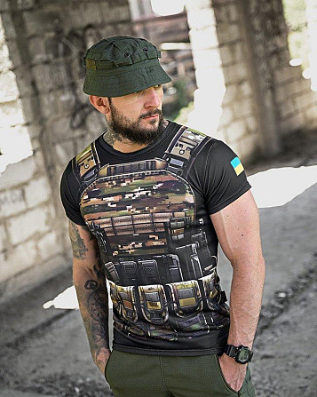 Тактична потовідвідна футболка oblivion ARMOR ДЛ7159 Київ - фото 3