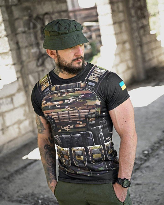 Тактическая потоотводящая футболка oblivion  ARMOR  ДЛ7159 Одесса - изображение 3