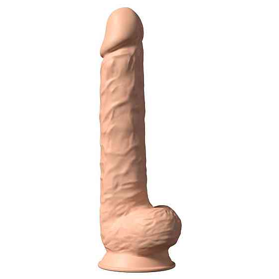Фалоімітатор SilexD Kingston Flesh (MODEL 15in), двошаровий, силікон+Silexpan, діаметр 7 см Sex Aura Київ
