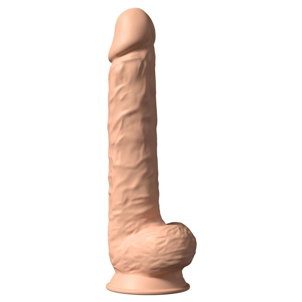 Фалоімітатор SilexD Kingston Flesh (MODEL 15in), двошаровий, силікон+Silexpan, діаметр 7 см Sex Aura Київ - фото 2