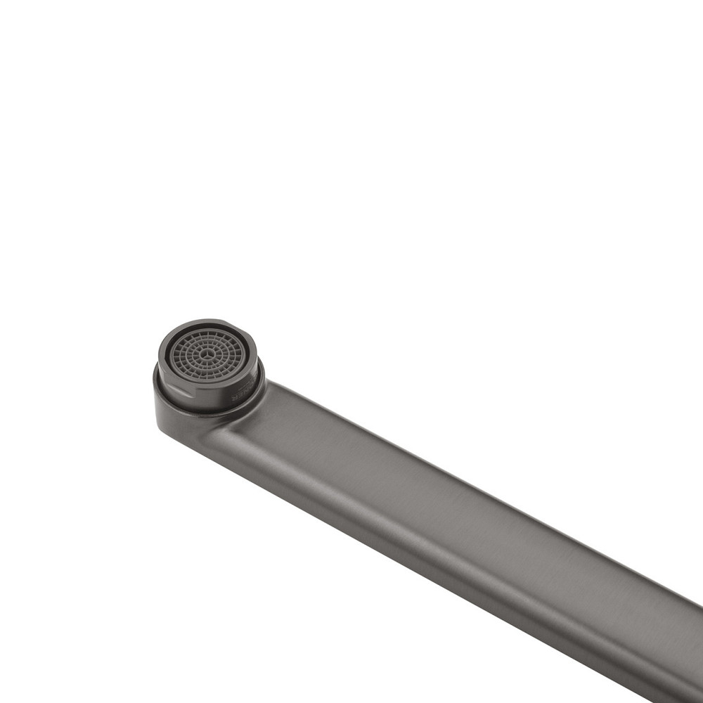 Смеситель для ванны Kroner KRP Makon-GRP070 с душевым гарнитуром графит Киев - изображение 5