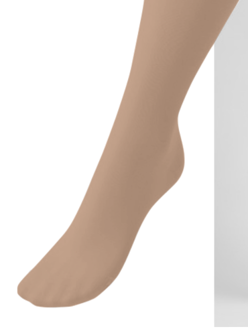 Панчохи компресійні медичні 2 клас COMPRESSANA SENSITIV 0290, закритий носок, A-G/H колір перловий Дніпро - фото 1