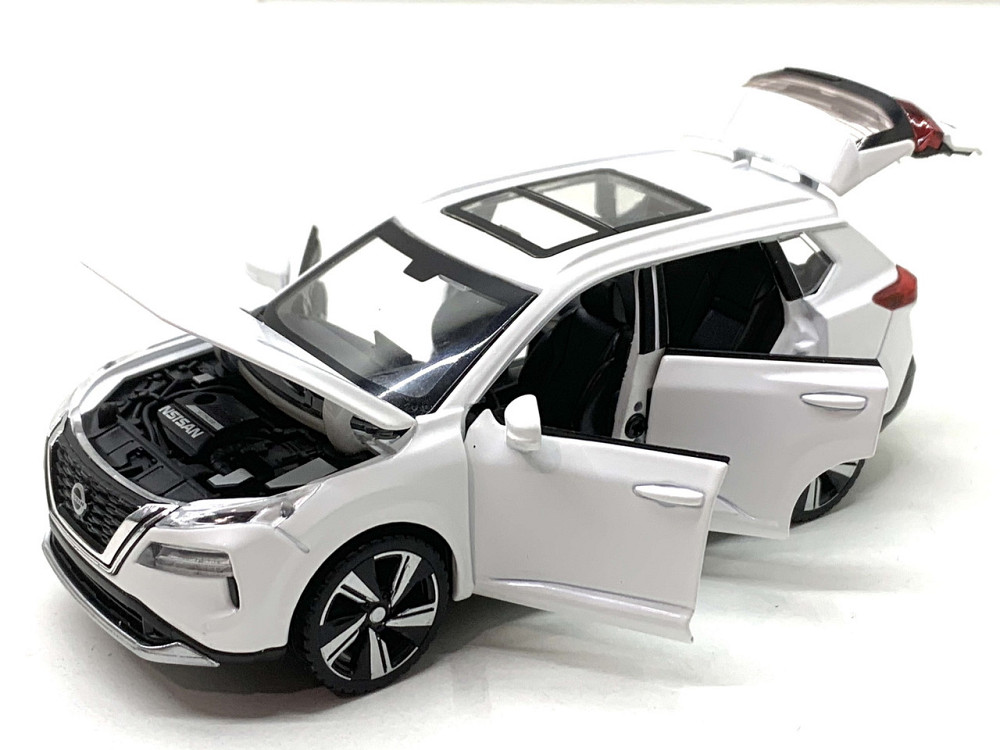 Машина TK Union Group Nissan x trail металопластик 1:32 звук світло інерція Біла (ТК-10415) Чернігів - фото 7