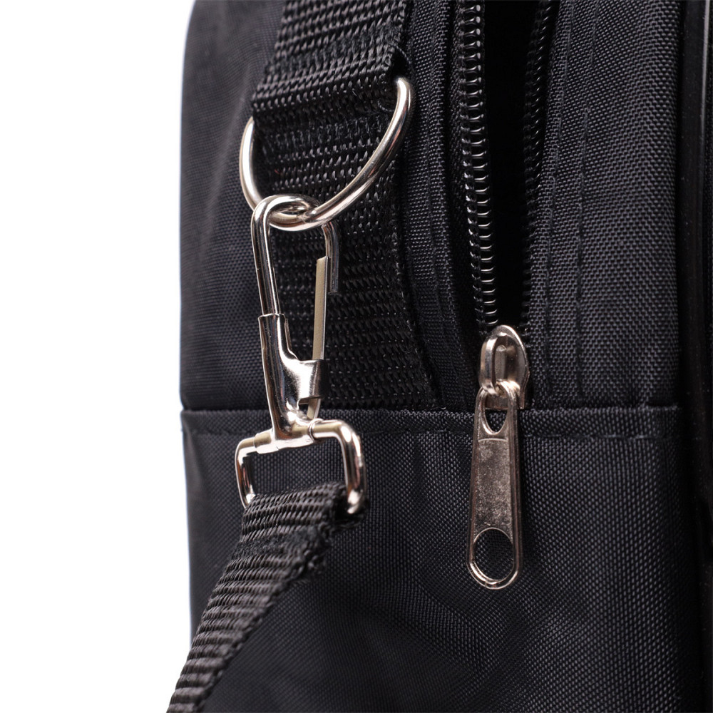 Сумка для чоловіків зі зручною ручкою з якісного поліестеру FABRA 22579 Чорний Київ - фото 9