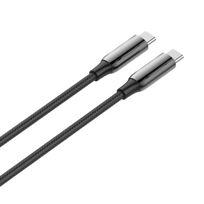 Дата кабель USB-C to USB-C 1.0m (PVC+Aluminum Alloy) (PD Fast Charging 240W) 5А black ColorWay (CW-CBPDCC069-BK) Винница - изображение 11