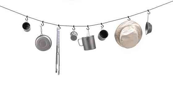 Мотузка Naturehike NH19PJ040 430мм, темно-сірий Киев