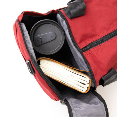 Сумка Vintage Спортивна текстильна Малинова (20642) Вінниця - фото 3