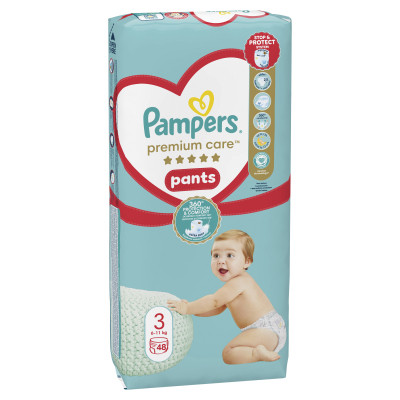 Підгузки Pampers Premium Care Pants Midi Розмір 3 (6-11 кг) 48 шт (8001090759795) Вінниця - фото 2