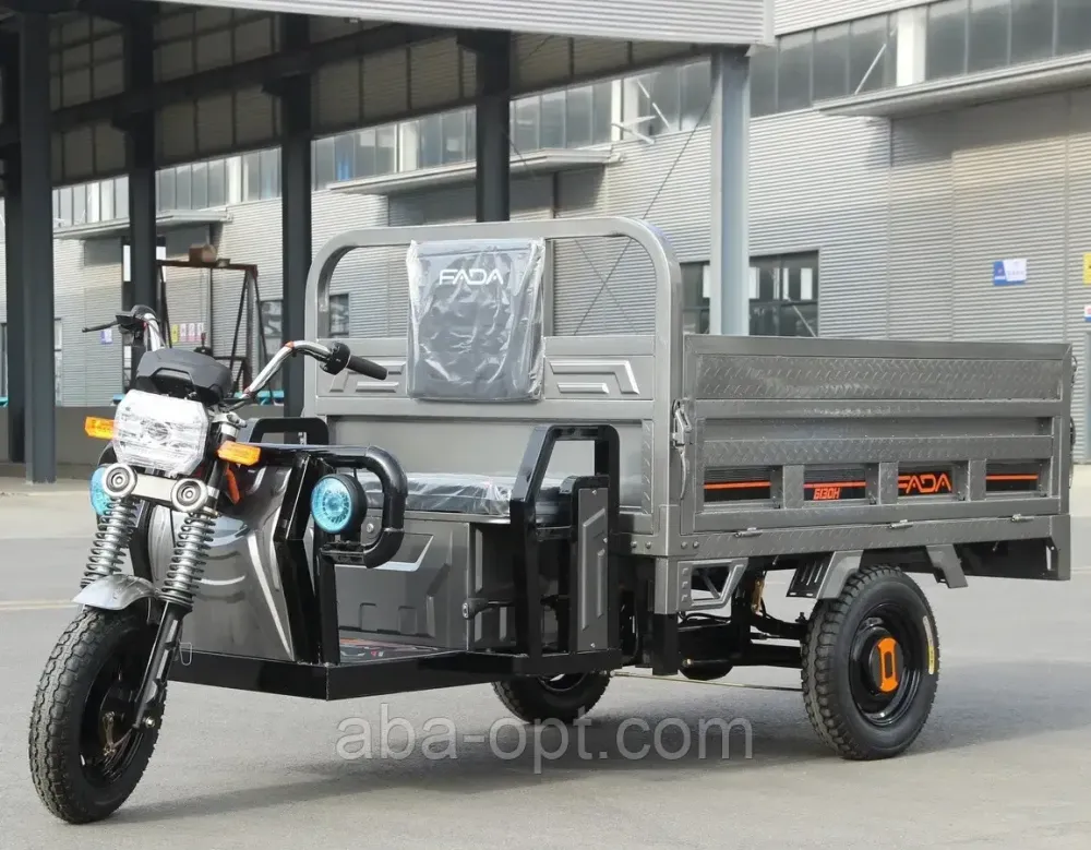 ЕЛЕКТРИЧНИЙ ВАНТАЖНИЙ ТРИЦИКЛ FADA БІЗОН 1800W-72V-58Ah Шини: 12"/12" купити в інтернет-магазині Одеса - фото 6