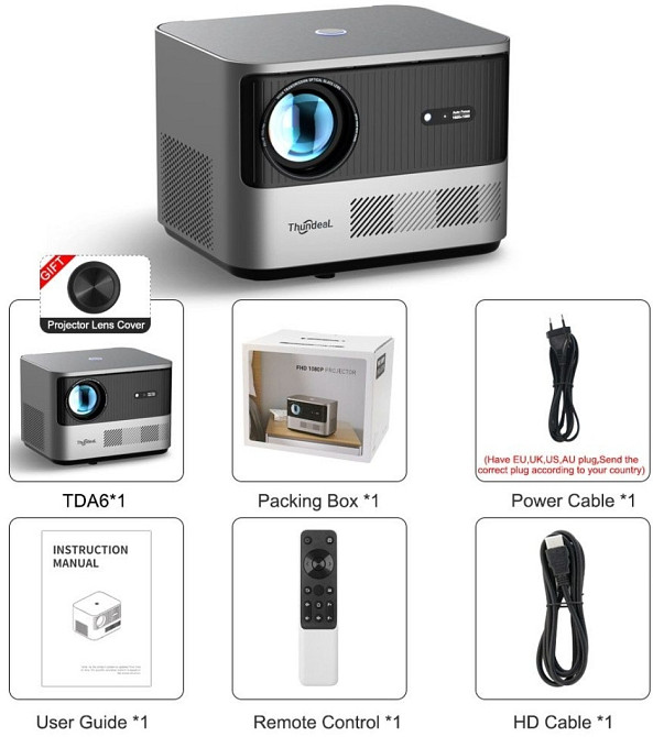 Проектор Thundeal TDA6  Гарантия! Харьков - изображение 2