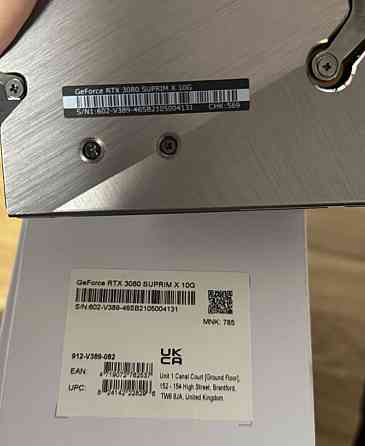 Відеокарта Msi Rtx 3080 Suprime X Київ