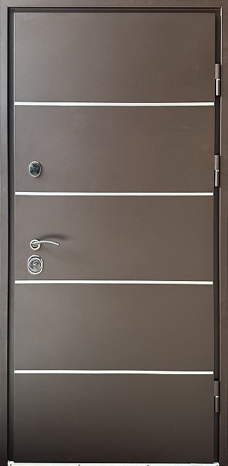Двери уличные Redfort, модель Стрит Браун (Металл/МДФ) , комплектация Комфорт (3 контура) 960 Киев - изображение 1