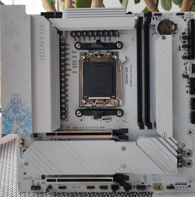 Материнська плата AMD B650M Snow Dream Київ - фото 6