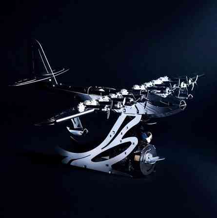 Колекцiйна модель-конструктор Metal Time Celestial Hercules Spruce Goose H-4 Aircraft Літак механічний (MT100) Харьков