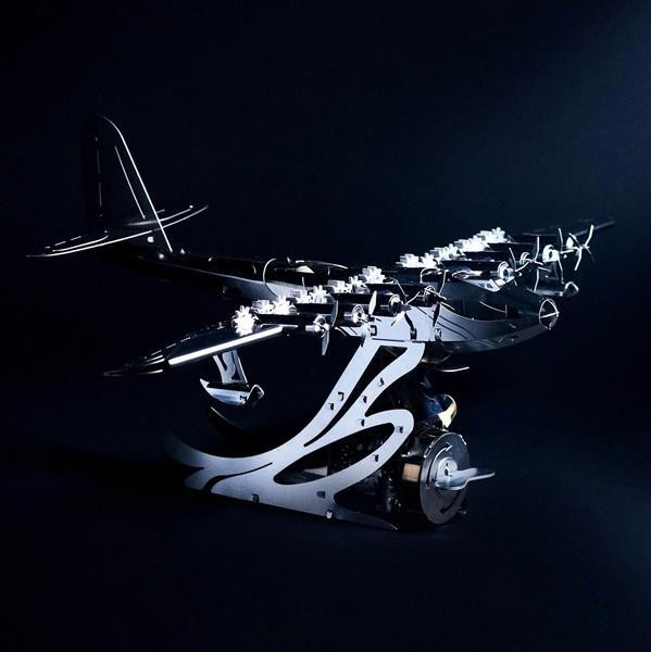 Колекцiйна модель-конструктор Metal Time Celestial Hercules Spruce Goose H-4 Aircraft Літак механічний (MT100) Харьков - изображение 6