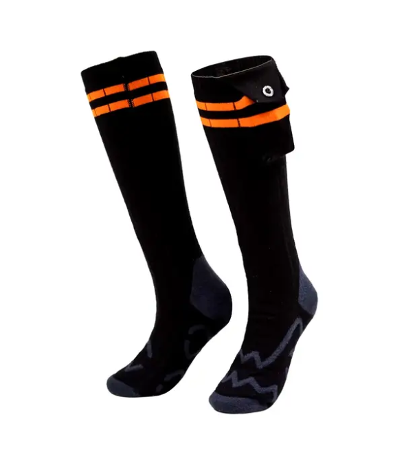 Носки KC-S0029 с подогревом и блоком питания 4000mAh на дистанционном управлении (Серые) Винница - изображение 3