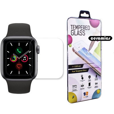 Плівка захисна Drobak Ceramics Apple Watch SE 44mm (2 шт) 313119 (313119) Вінниця - фото 1