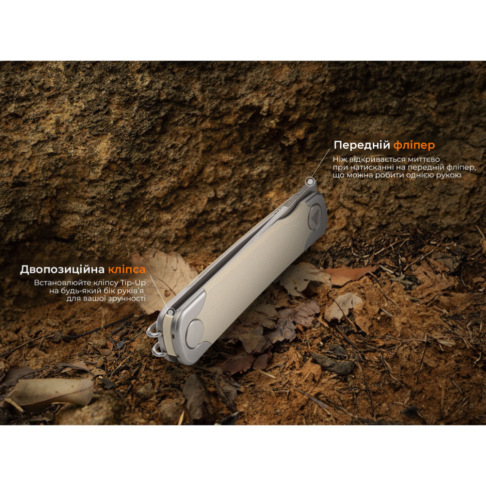 Ніж складаний SRM Enso 131M-GT, білий Київ - фото 11