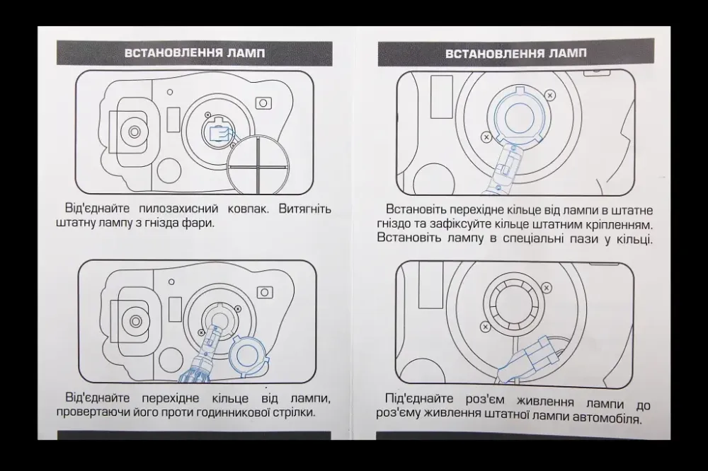 Лампа диодная  H27  12В 10000лм/5500К/50Вт/CSP3570 Cyclone с кулером Винница - изображение 4