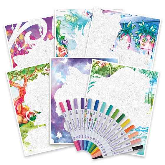 Набір для творчості Nebulous Stars - Розмальовка по номерах: Зіркові таємниці Дніпро