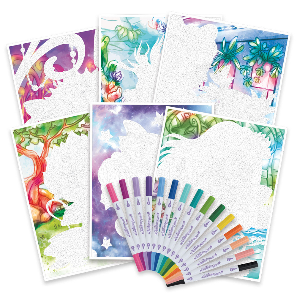 Набір для творчості Nebulous Stars - Розмальовка по номерах: Зіркові таємниці Дніпро - фото 2