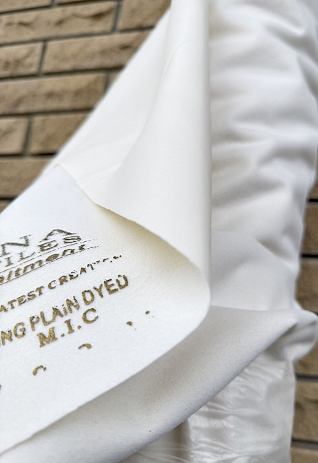 Ткань опт / кожзам белый - от 3 м Киев - изображение 4