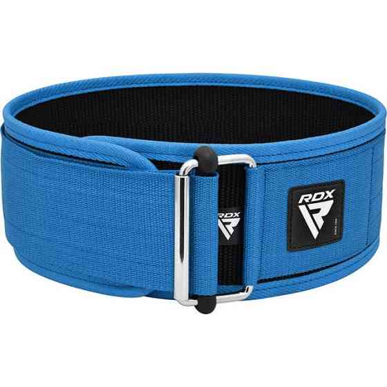 Пояс для важкої атлетики RDX RX1 Weight Lifting Belt BLUE-S Кам'янське