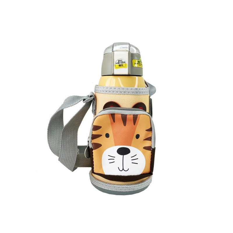 Дитячий термос-поїльник "Тигр" MGZ-0324(Yellow) з індикатором температури 550 мл Вінниця - фото 1